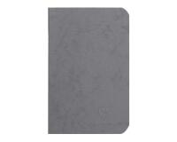 Cahier piqué Age Bag 9x14cm 96 pages ligné - Gris