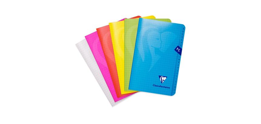 Répertoire "A-Z" piqué Mimesys 11x17cm 96 pages petits carreaux Couleur aléatoire - Assortis