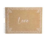 Album photos à spirales 50 pages blanches - Format 32x22cm - KRAFT - Visuel