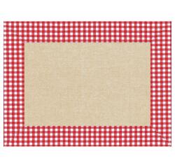 Manteles individuales con diseños - Papel gofrado 30x40 cm - Lino Vichy