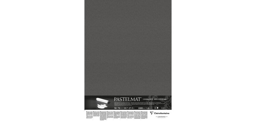 Pastelmat contrecollé 5F 50x70cm 1 800 microns