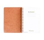 My.daily.planner Age Bag carnet reliure intégrale A5 250 pages détachables - Tabac