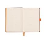 Rhodiarama Goalbook rembordé rigide A5 240 pages dot papier ivoire 90g - Taupe
