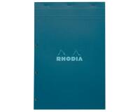Bloc agrafé Rhodia Couleurs Paon N°20 A4+ 21x31,8 cm - Paon