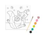 Graffy Paint, Chat 20x20 cm - Multicolore