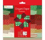 Origami Paper Christmas, 20 x 20 cm, 60F, 70g - Multicolore