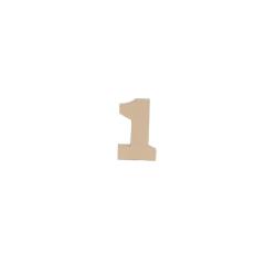 Chiffre 1 kraft 20cm - Kraft