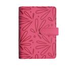 Organiseur Exatime 14 Floralie 11 x 14.5 cm Semainier Septembre 2025 à Décembre 2026 -16 Mois - Fuchsia