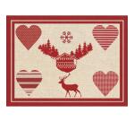 Barquette de 400 sets de table papier gaufré recyclé 80g/m2, Altitude - Format 30x40cm - Altitude