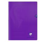 Cahier piqué Mimesys 24x32cm 48 pages petits carreaux couverture polypropylène