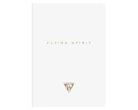 Flying Spirit piqûre textile A5 96 pages ligné motifs assortis papier ivoire 90g - Blanc