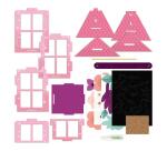 Boîte créative, Lanterne à construire, Licornes - Multicolore