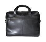 Sacoche ordinateur Exactive Cuir noir - Noir