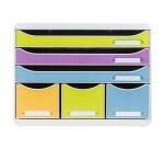 Store Box 6 drawers Pop'Nco - Assorted colours