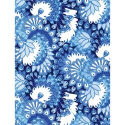 579 - Pochette 20 feuilles Décopatch - Bleu