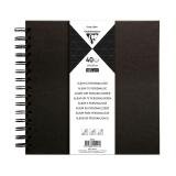 Album à personnaliser de 40 feuilles 185g/m2 au format 20x20cm - Noir