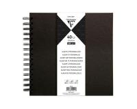 Album à personnaliser de 40 feuilles 185g/m2 au format 20x20cm - Noir