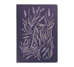 Jardin des Sens, Carnet cousu fil A5 14,8x21 cm, 64 pages, ligné, ass.