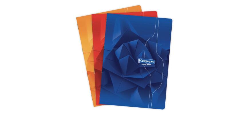Cahier piqué 7000 A4 192 pages grands carreaux 70 g - Assortis