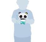 Little Couz'In, Gustave le panda - Noir & Blanc