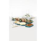 Lot de 3 plateaux rectangulaires - Kraft