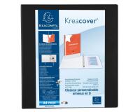 Classeur PP personnalisable Kreacover - 4 anneaux en D 60mm - A4 maxi