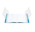 Cahier piqué Koverbook 24x32cm 96 pages grands carreaux couverture polypropylène transparent