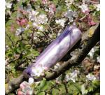 MIROR CUIR Trousse ronde Ø5,5x22 cm Miror Rose