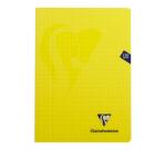 Cahier piqué Mimesys A4 120 pages quadrillé 10x10 + marge couverture polypropylène Couleur aléatoire - Assortis