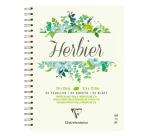 Herbier carnet spiralé 32F 24x32cm 180g