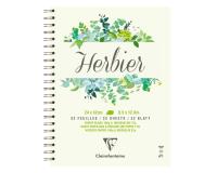 Herbier carnet spiralé 32F 24x32cm 180g