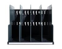 MODULOTOP vertical sorter w.5 dividers - Light grey