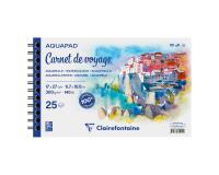 Aquapad Carnet de Voyage album spiralé 25F 17x27cm 300g