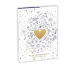 Adolie, Set de correspondance 12x16,5 cm contenant 8 cartes simples 11x15,5 cm assorties et 8 enveloppes Pollen C6 blanc naturel