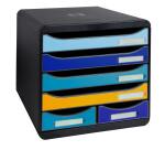 Cassettiera Big Box Maxi 6 cassetti Bee Blue - Colori assortiti