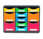 Moule de classement Storebox Multi 11 tiroirs Iderama - Arlequin
