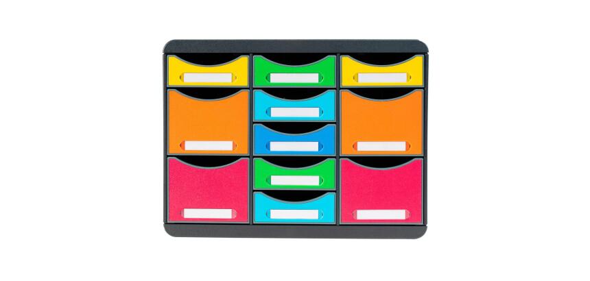 Moule de classement Storebox Multi 11 tiroirs Iderama - Arlequin