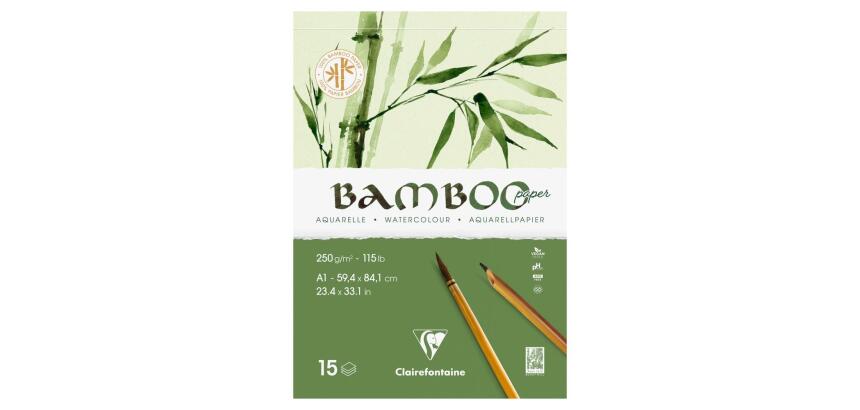 Bamboo bloc collé 1 côté 15F A1 250g