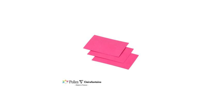 Paquet de 25 cartes simples Pollen 70x95mm 210g/m²