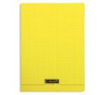 Cahier piqué 8000 POLYPRO 24x32 cm 96 pages petits carreaux 90 g - Jaune