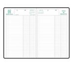 Agenda de bureau Raisin Euro et cents 16,5 x 24,5 cm Journalier 2026 - Couleurs assorties