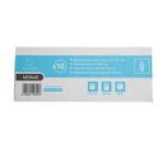 Rotoli carta per carta di credito 57x50mm - 28m - 1 copia carta termica 55 gr - Bianco