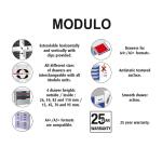 Módulo A4, cajones cerrados + 10 alturas + STOP de seguridad, tamaño: 10 X 26mm OFFICE