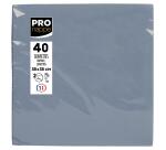Paquet de 40 serviettes micro-gaufrées ouate 2 plis - 38x38 cm