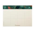 Gaïa bleu, bloc planner à rivets 24 x 17 cm 60 feuillets imprimés détachables
