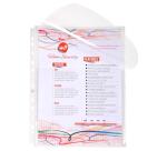 Estuche Exacompta de 5 fundas para mini CD y disquetes PVC alta calidad 14x100º - A4 - Incoloro