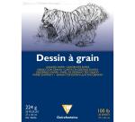 Dessin à Grain bloc collé 20F 27x36cm 224g