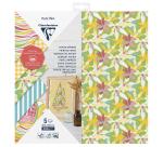 PAPIER IMPRIMÉ, Pochette de 5 feuilles 200g/m2 au format 30.5x30.5cm - Multicolore