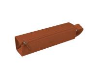 Rhodiarama trousse plumier simili cuir italien 23x5x5 cm - Cuivre