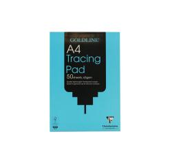 Goldline Calque bloc collé 50F A4 63g